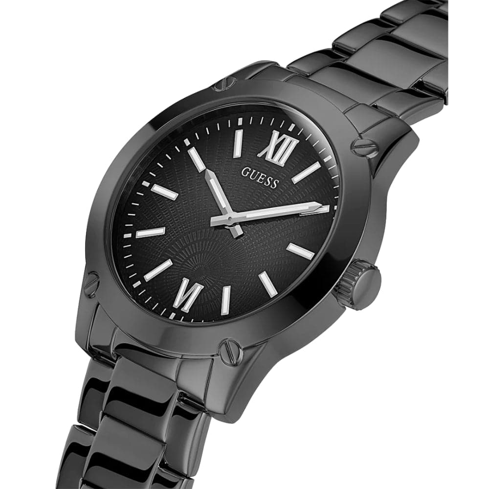 GUESS Damenuhr GW0641G1 – Analog, Edelstahl, Mit Kalender