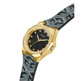 Guess Avril Black Dial Multicolor Silicone Strap Women Watch GW0598L2
