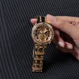 Guess Multifunction Rose Gold Stainless Steel Strap Women Watch GW0604L3