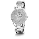Guess Silver Dial Stainless Steel Strap Women Watch GW0605L1