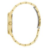 Guess Analog Gold Tone Stainless Steel Strap Women Watch GW0605L2
