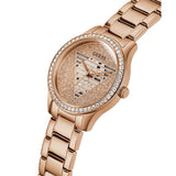 Guess Rose Gold Stainless Steel Strap Women Watch GW0605L3