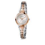 Guess Analog Silver Dial Two-Tone Stainless Steel Strap Women Watch GW0609L3