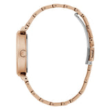 Guess Analog Rose Gold Dial Stainless Steel Strap Women Watch GW0613L3