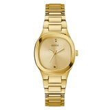Guess Analog Gold Dial Stainless Steel Strap Women Watch GW0615L2