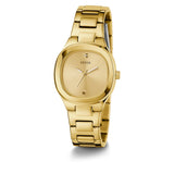 Guess Analog Gold Dial Stainless Steel Strap Women Watch GW0615L2
