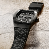 Guess Multifunction Black Dial & Silicone Strap Men Watch GW0645G2