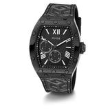Guess Multifunction Black Dial & Silicone Strap Men Watch GW0645G2