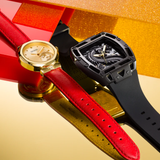 Guess Limited Edition Lunar New Year Black Silicone Strap Men Watch GW0648G1