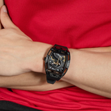 Guess Limited Edition Lunar New Year Black Silicone Strap Men Watch GW0648G1