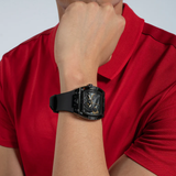 Guess Limited Edition Lunar New Year Black Silicone Strap Men Watch GW0648G1