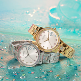 Guess Silver Dial Stainless Steel Strap Women Watch GW0657L1