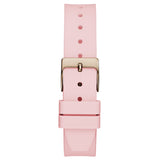 Guess Analogue Pink Silicone Strap Women's Watch GW0658L2