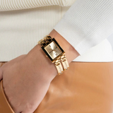 Guess Gold Tone Stainless Steel Strap Women's Watch GW0668L2