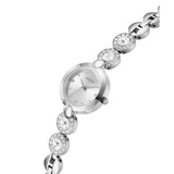 GUESS SILVER CRYSTAL LINKS LADIES WATCH GW0757L1