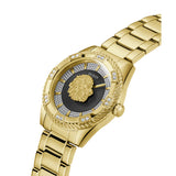 Guess Analog Gold Stainless Steel Strap Men Watch GW0783G1