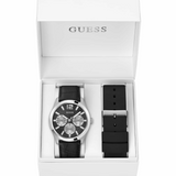 Guess Black Leather Zen Watch GW0809G1