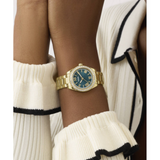 Guess Mini Luna Gold Stainless Steel Strap Women's Watch GW0841L9