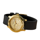Guess Analog Black Leather Strap Women's Watch GW0860L5