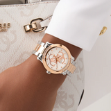 Guess Two-Tone Stainless Steel Strap Women's Watch GW0861L5
