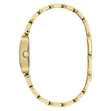 Guess Analog Green Dial Gold Stainless Steel Strap Women's Watch GW0865L8