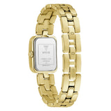 Guess Analog Burgundy Dial Gold Stainless Steel Strap Women's Watch GW0865L9