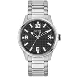 Guess Analog Silver Stainless Steel Strap Men's Watch GW0889G1
