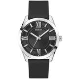 Guess Analog Black Silicone Strap Men's Watch GW0894G1