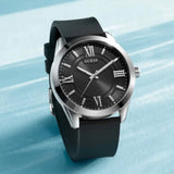 Guess Analog Black Silicone Strap Men's Watch GW0894G1