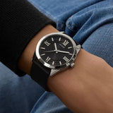 Guess Analog Black Silicone Strap Men's Watch GW0894G1