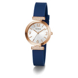 Guess Analog Blue Silicon Strap Women's Watch GW0912L3