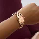Guess Veda Rose Gold Stainless Steel Strap Women's Watch GW0927L4