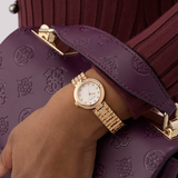 Guess Analog Rose Gold Stainless Steel Strap Women's Watch GW0930L3