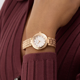 Guess Analog Rose Gold Stainless Steel Strap Women's Watch GW0930L3