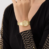 Guess The Pixie Gold Stainless Steel Strap Women's Watch GW0931L2