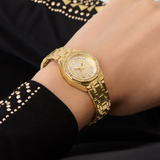 Guess The Pixie Gold Stainless Steel Strap Women's Watch GW0931L2