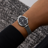 Guess Ruby Silver Stainless Steel Mesh Strap Women's Watch GW0935L1