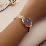Guess Analog Rose Gold Milanese Strap Women's Watch GW0935L3