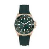 Guess Cliff Green Silicone Strap Men's Watch GW0969G5