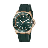 Guess Cliff Green Silicone Strap Men's Watch GW0969G5