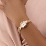 Guess Analog Rose Gold Stainless Steel Strap Women's Watch GW0982L3