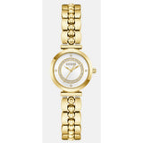 Guess Beaded Gold Stainless Steel Strap Women's Watch GW0994L2