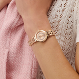 Guess Sweet & Petite Rose Gold Stainless Steel Strap Women's Watch GW0994L4