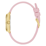 Guess Analog Pink Silicon Strap Women's Watch GW1000L2