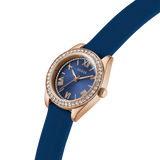 Guess Analog Blue Silicon Strap Women's Watch GW1000L4