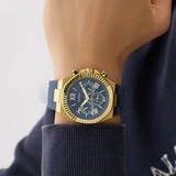 Guess Equity Blue Silicon Strap Men's Watch GW1011G2
