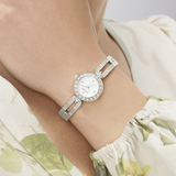 Guess Analog Silver Stainless Steel Strap Women's Watch GW1016L1