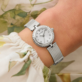 Guess Silver Stainless Steel Strap Women's Watch GW1017L1