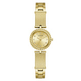 Guess Analog Gold Stainless Steel Strap Women's Watch GW1017L2