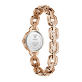 Guess Analog Rose Gold Stainless Steel Strap Women's Watch GW1019L4
